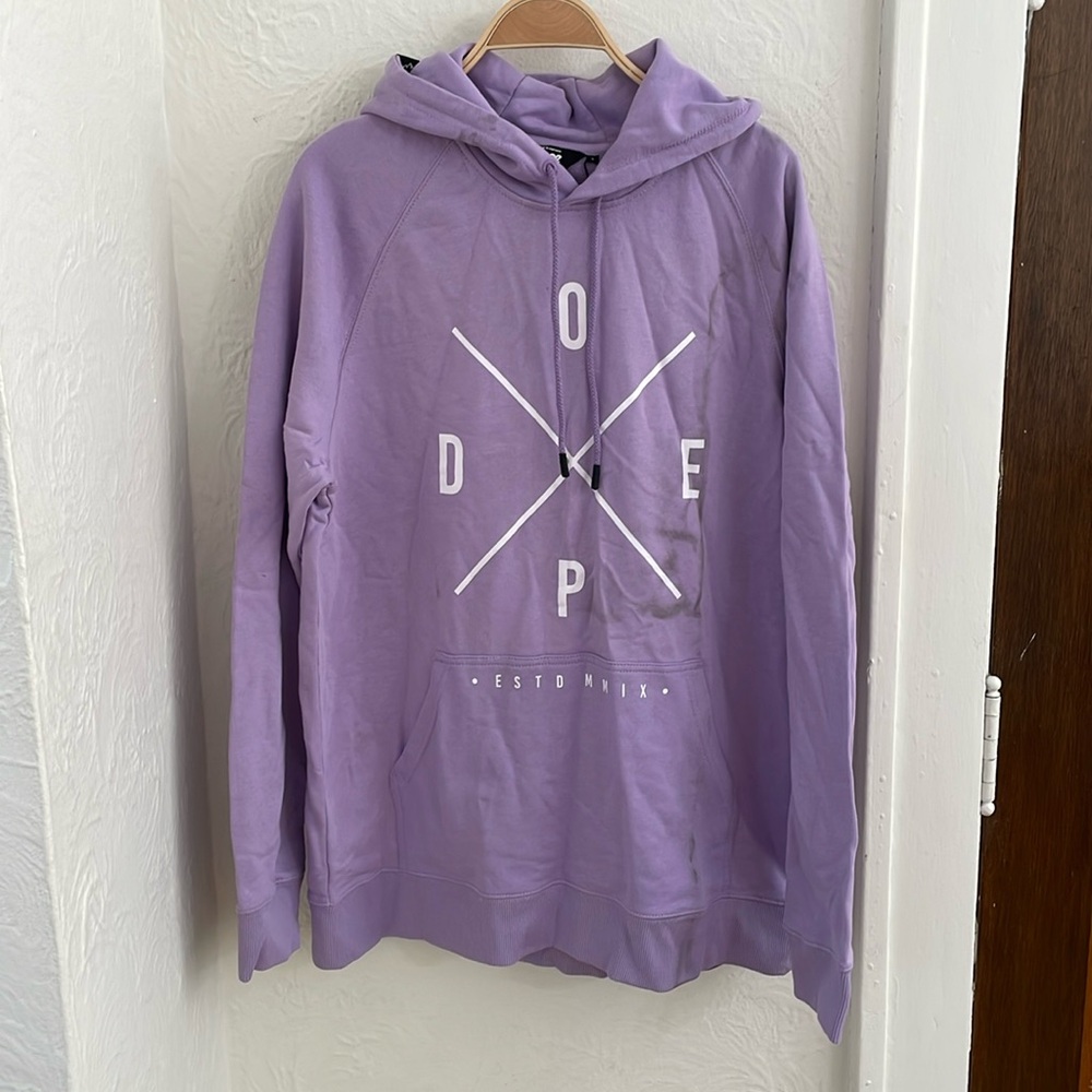 DOPE Unisex Common Hoodie Size 2X In Purple